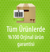 Orjinal ürün garantisi